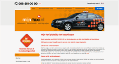 Desktop Screenshot of mijn-taxi.nl