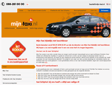 Tablet Screenshot of mijn-taxi.nl